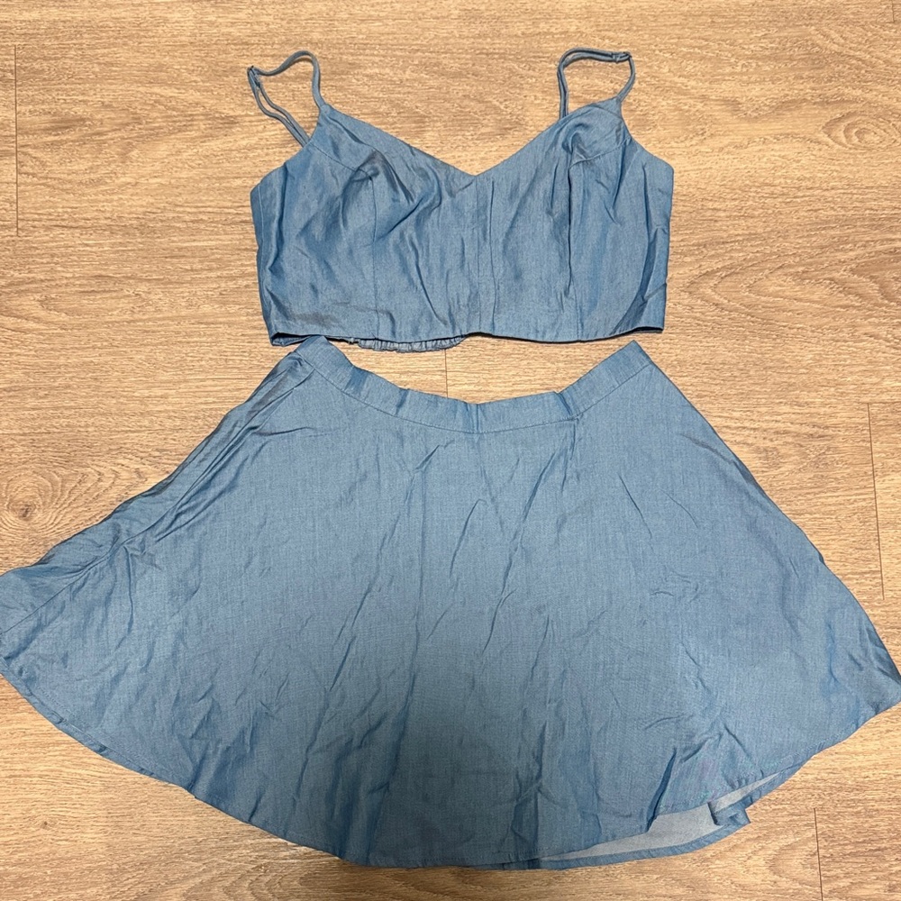 Lulus Women’s Blue Two-Piece Dress